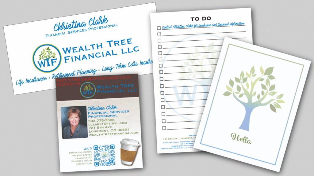 Branded marketing materials