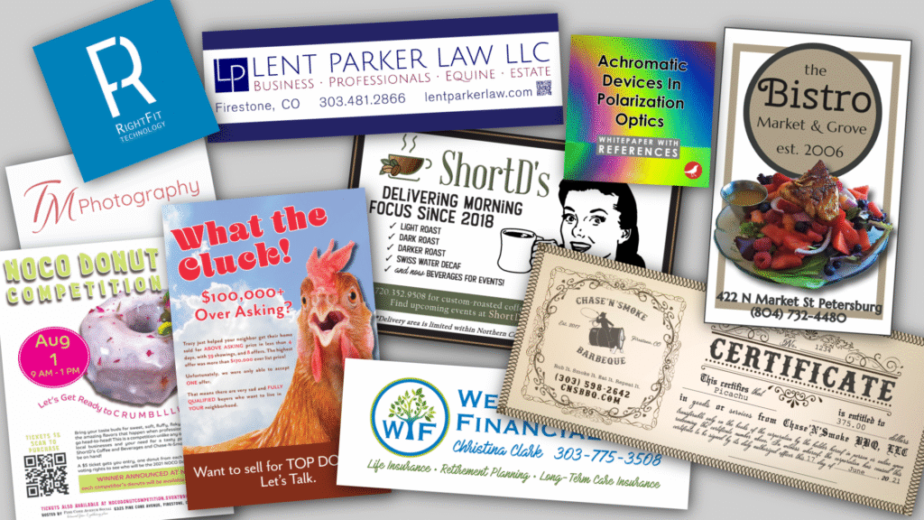 Assorted Graphic Designs by Genevieve Mellott Design